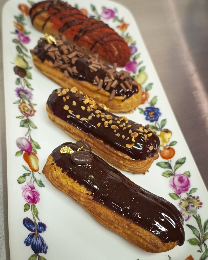Eclairs met 3 vullingen