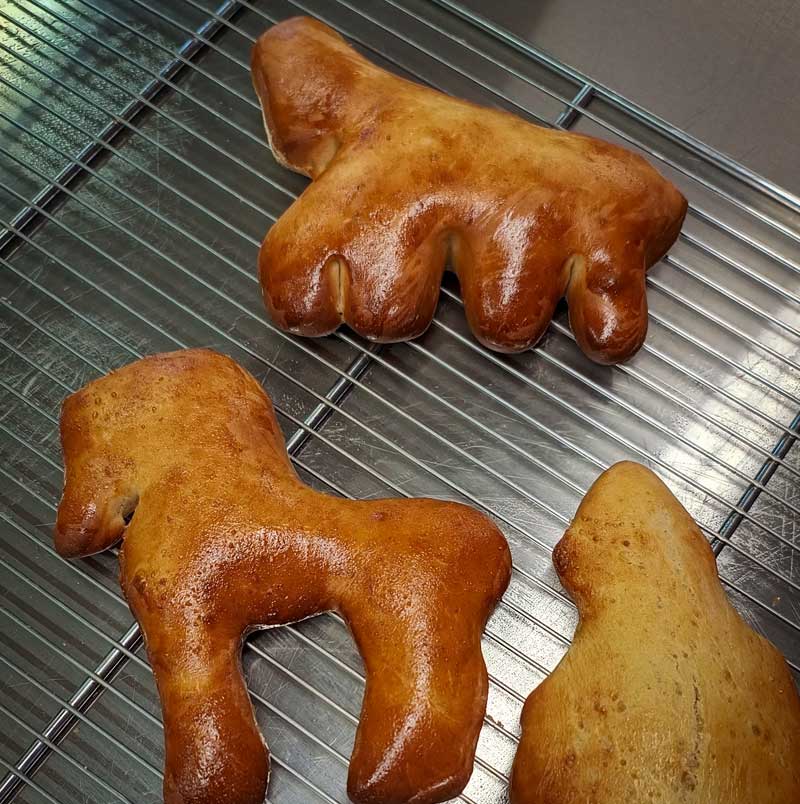 Klaaspaarden en speculaas
