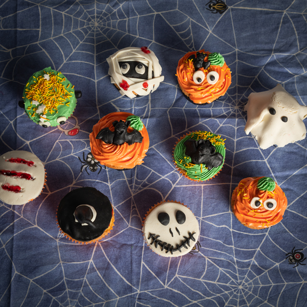 Halloween cupcakes 7-14 jaar